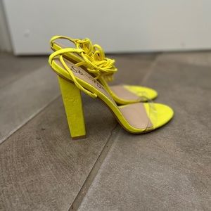 Neon Green Heels